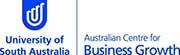 Decorative logo, Australian centre for business growth
